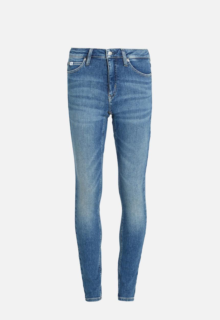 Calvin Klein Mid Rise Skinny Jeans In Denim Medium
