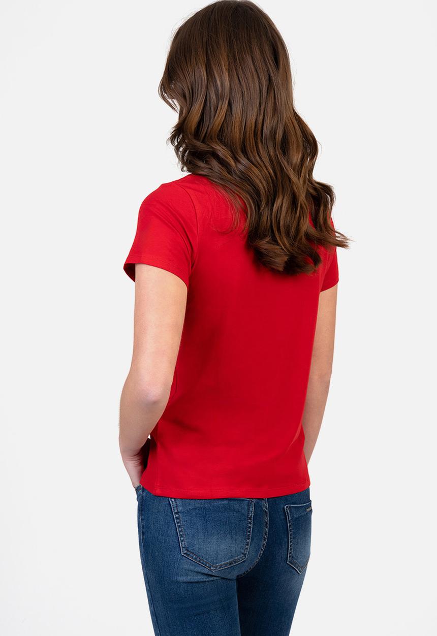 Sissy boy Ladies Radient Soul Regular T-Shirt In Red