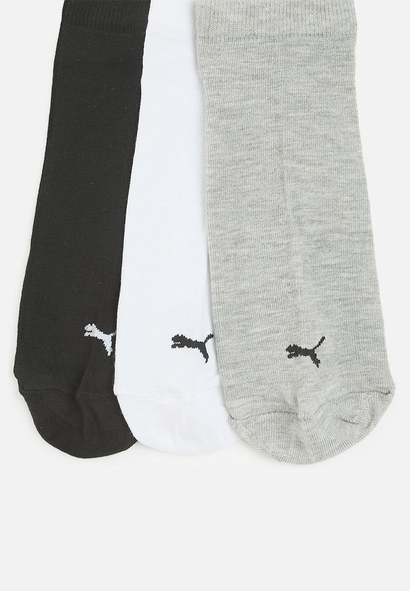 Puma Mens 3 Pack Low Cut Socks In Multi