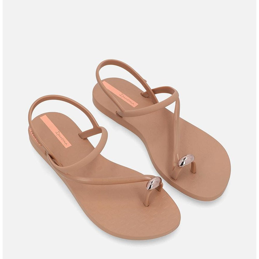 Ipanema Ladies Glam Ring Sandals In Brown Rose