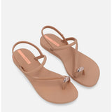 Ipanema Ladies Glam Ring Sandals In Brown Rose