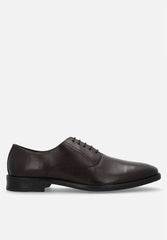 Hush Puppies Mens Willie Brown Leather Shoes