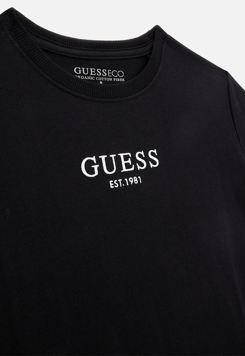 Guess Unisex T-Shirt In Black
