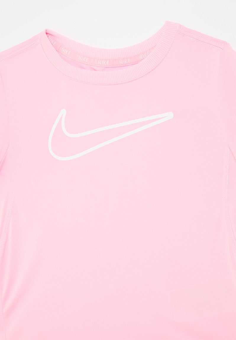 Nike Girls Play All Day Dri-Fit T-Shirt In Pink