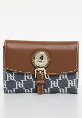 Polo Premier Compact Clutch Purse  Blue