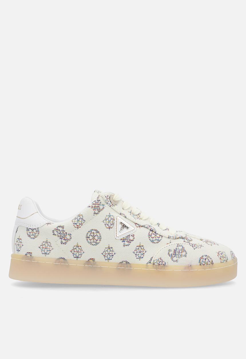 Guess Womens Jazlie 2 Sneakers In White Multi