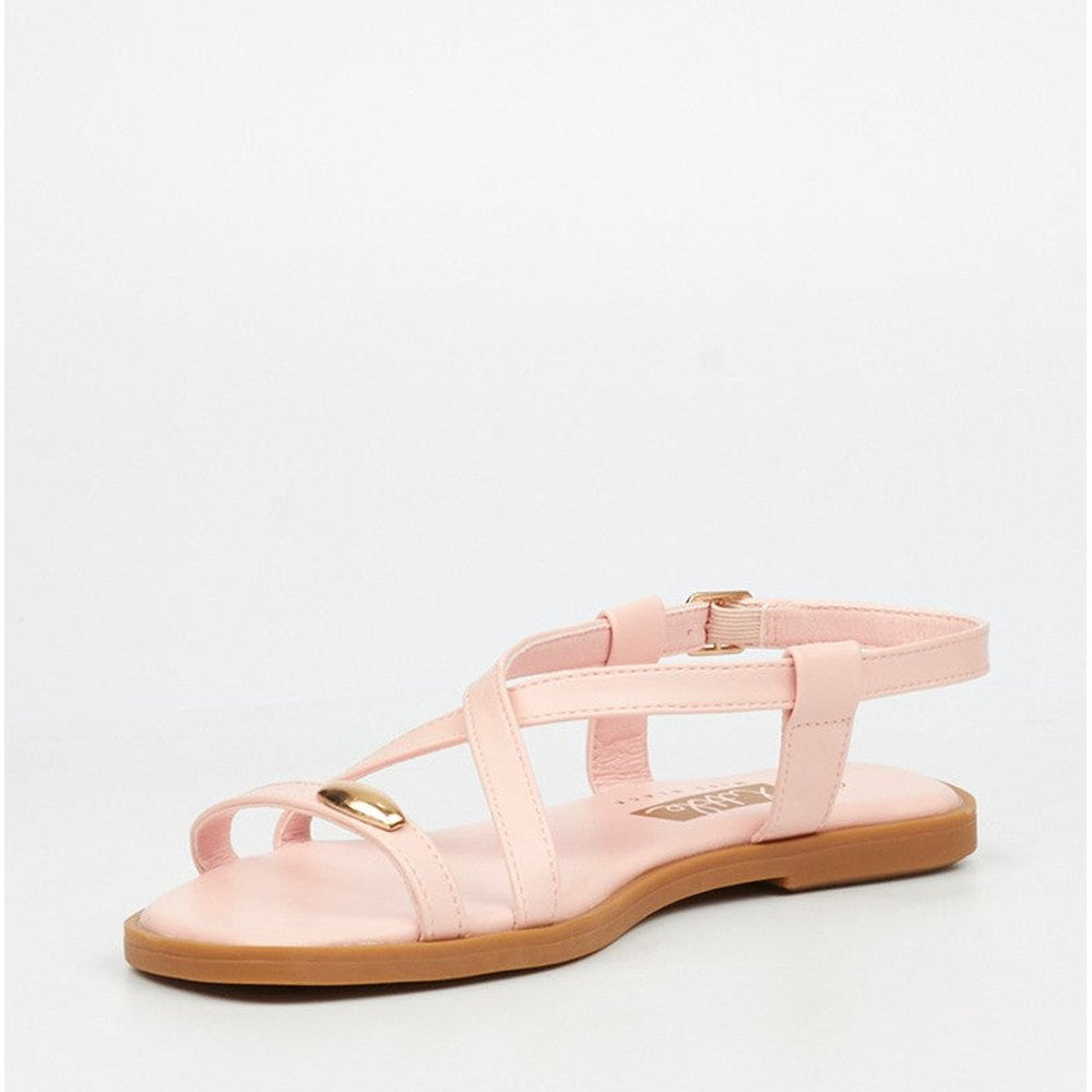 Little Miss Black Kids Amy 2 Sandals In Pink