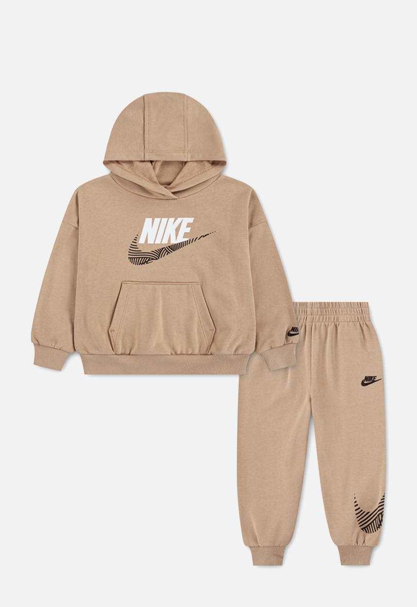 Nike Boys Nsw Itz 2 Pcs Oversize Hoodies & Joggers In Hemp