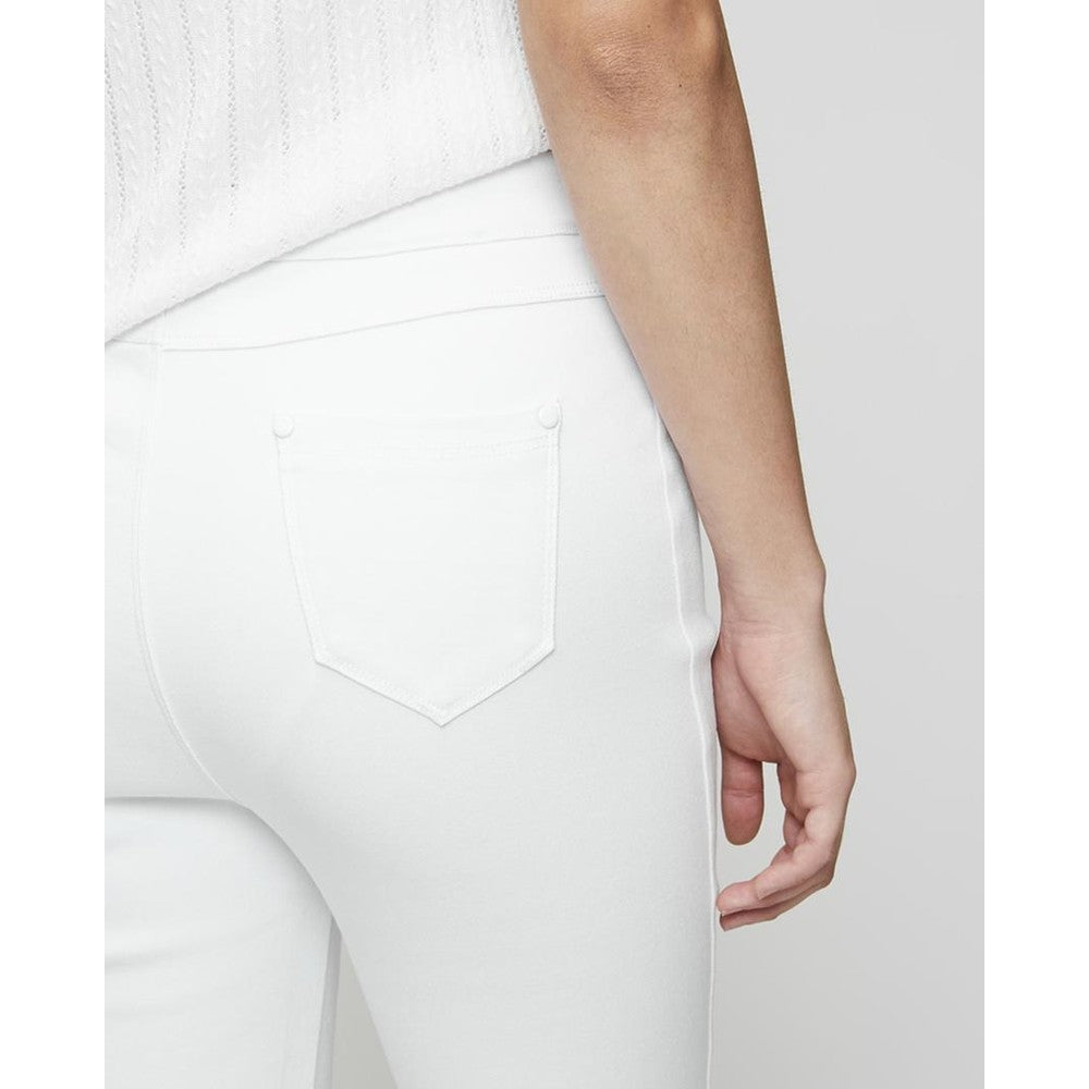 Stella Morgan Ladies Mid-Waist Narrow Waistband Pants In White
