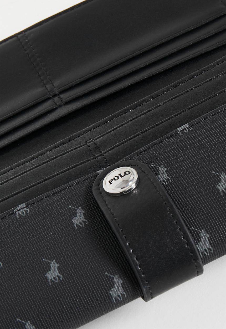Polo New Iconic Clutch Purse In Black