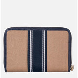 Polo Riviera Smalls Medium Zip Around Purse In Navy