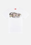 Disel Mens T-Norm-T11 Regular T-Shirt In White