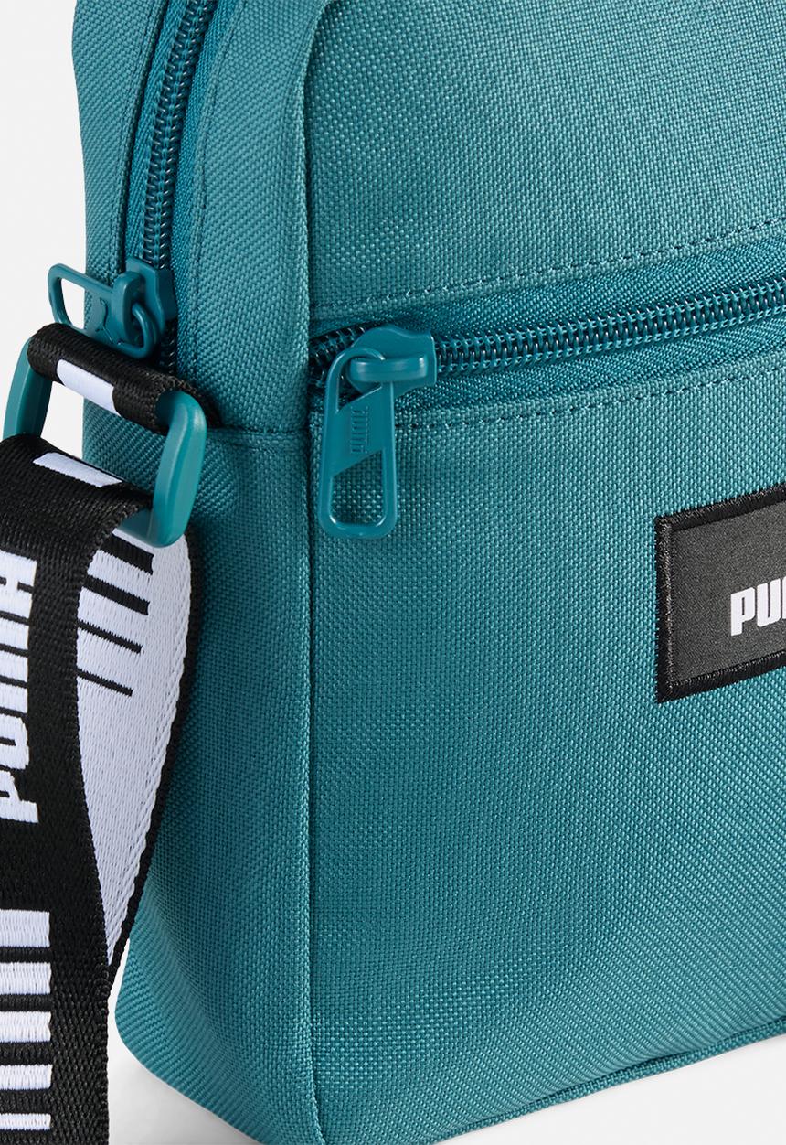 Puma Phase Tape Portable Crossbody Bag In Emerald Ice