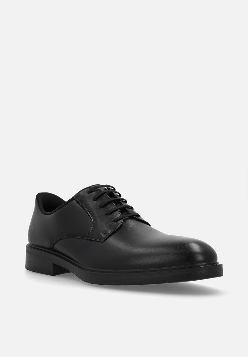 Pierre Cardin Mens Eezy Fit Smooth Shoes In Black