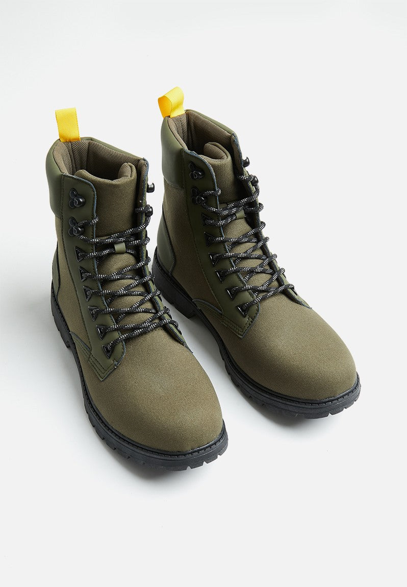 Jeep Mens Olive Legend Worker Boots