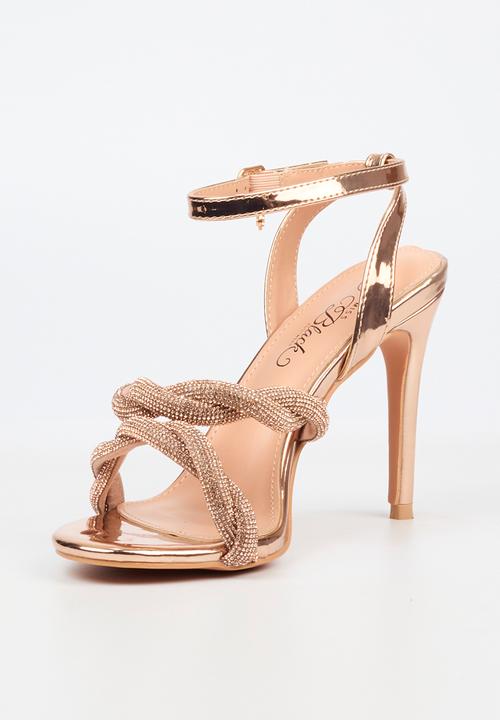 Miss Black Ladies Jazz 19 Heels Rose Gold