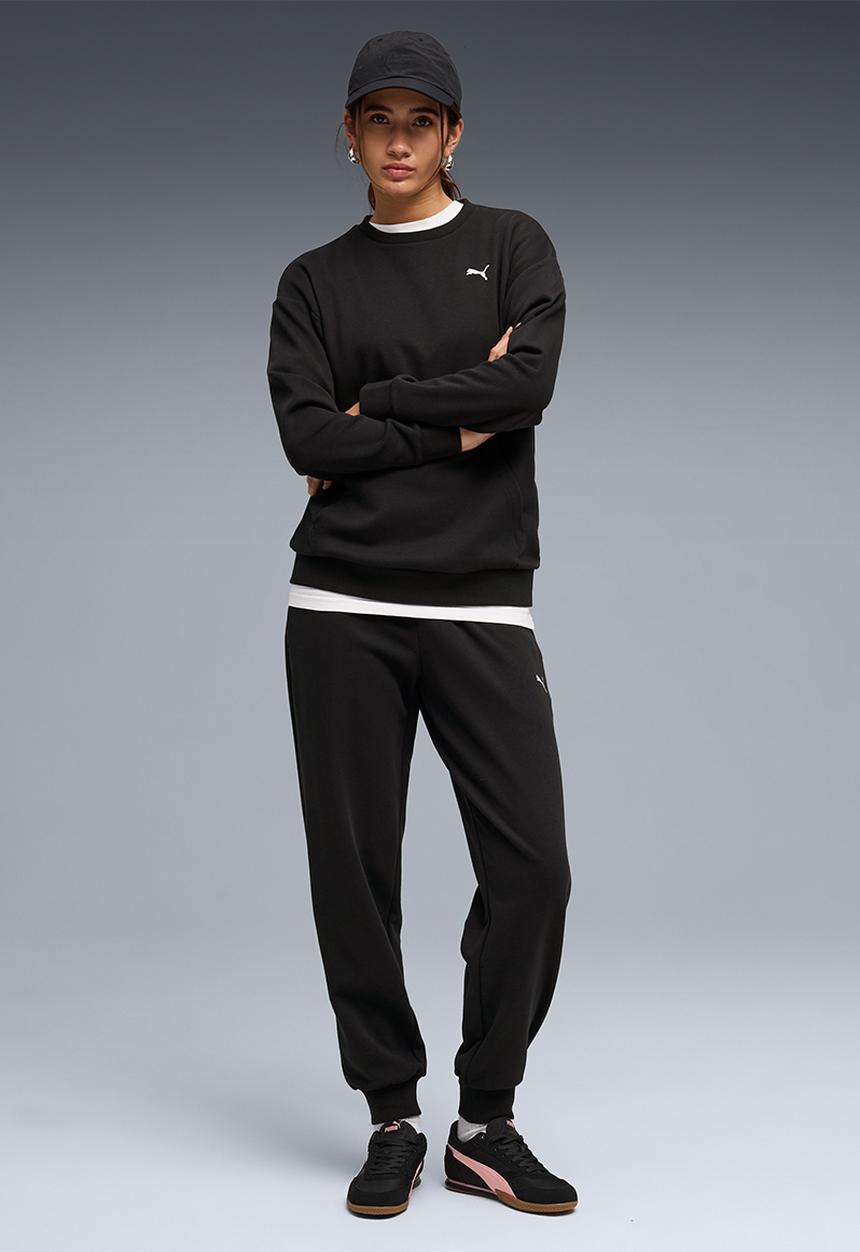 Puma Womens Relaxed Tracksuit In Black