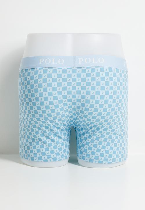 Polo Mens 2 Pack Boxers In Blue