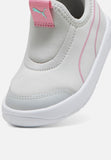 Puma Kids Courtflex V3 Slip Ons In Light Grey