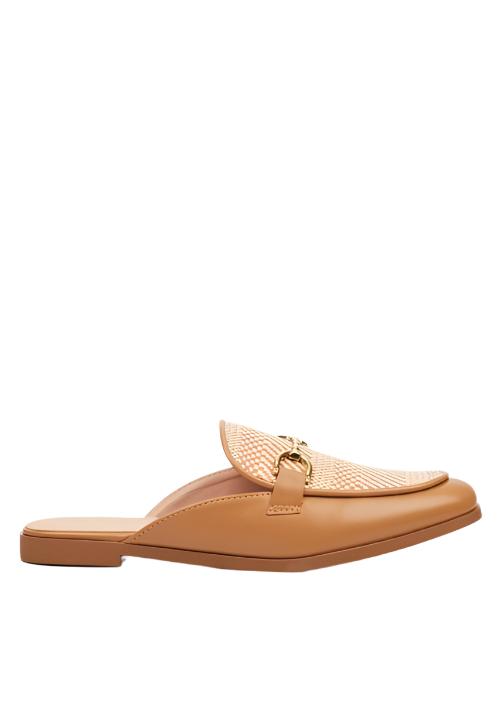 Miss Black Ladies Baylee 1 Shoes Tan