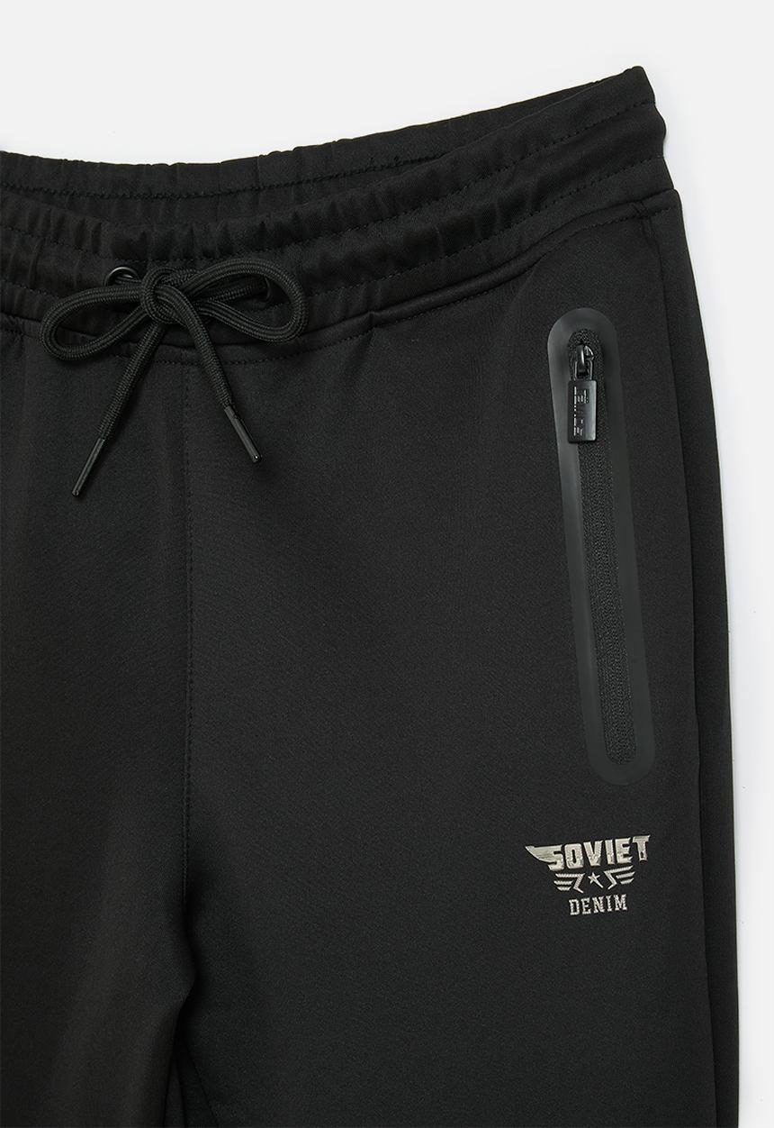 Soviet Boys Track Pants In Black