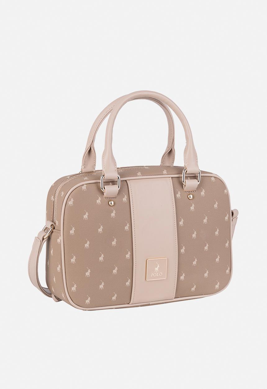 Polo Kensington Camera Bag with Top Handle In Brown