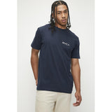 Rvca Mens Essentials Short Sleeve T-Shirt In Grey Navy