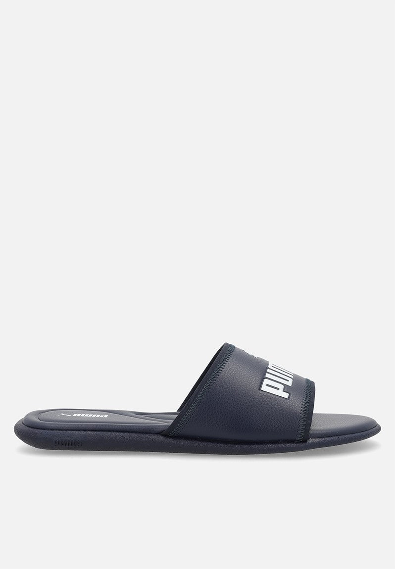 Puma Mens Sporty Slides In Navy