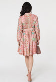 Stella Morgan Short Sleeve Button Through A-Line Maxi Dress In Rust