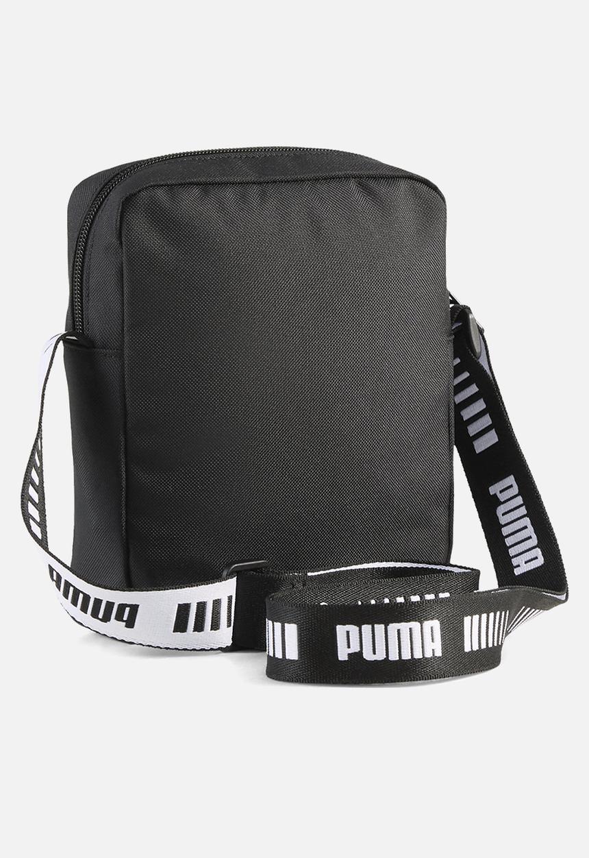 Puma Phase Tape Portable Crossbody Bag In Black