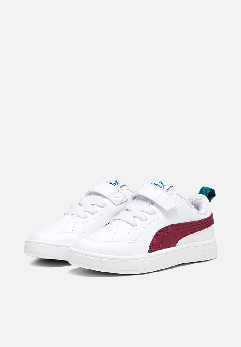 Puma Kids Rickie Ac+ Ps Shoes In White Multi