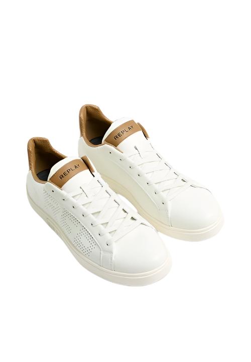 Replay Mens Polys Studio Shoes Tofu