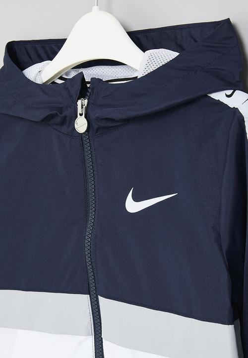 Nike Kids Navy Dobby Windbreaker