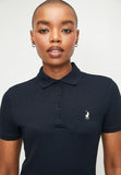 Polo 0055271 Wmn Margot Ss Golfer  Black