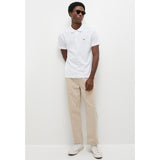Levis Ama Housemark Mens Polo In White