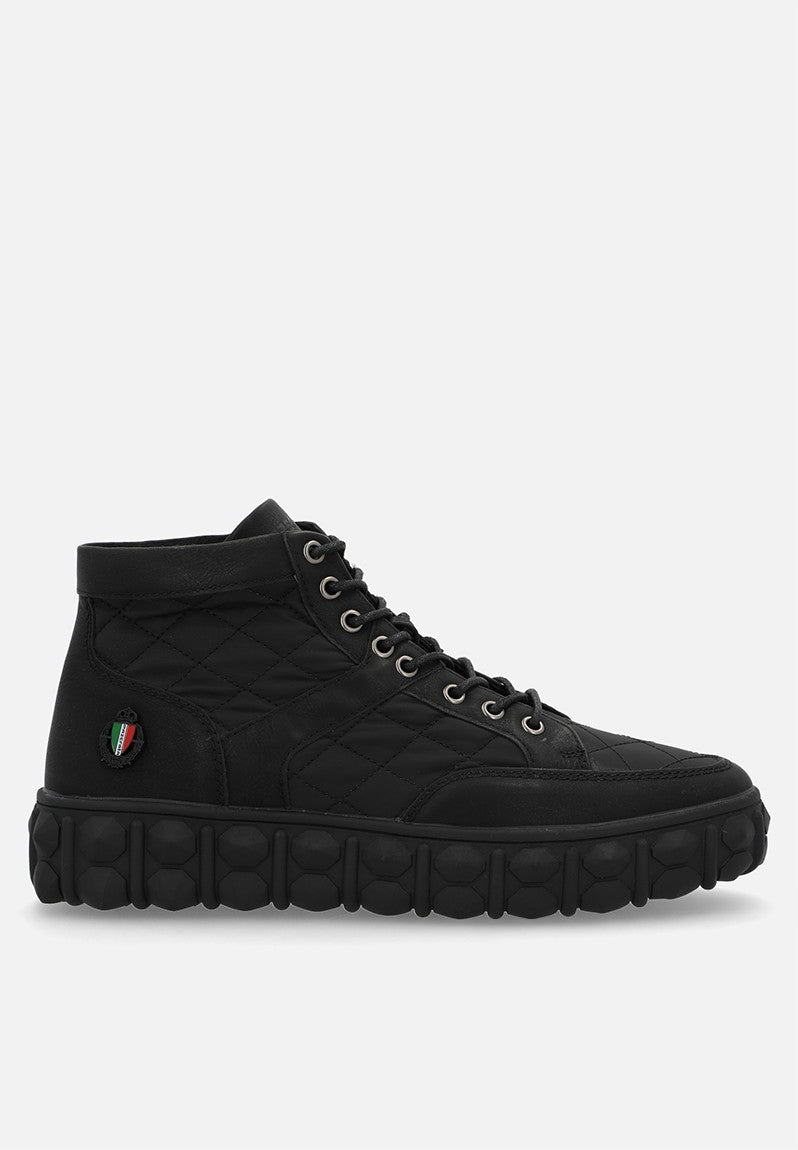 Mazerata Mens Pigale 9 Faux Nubuck Shoes In Black