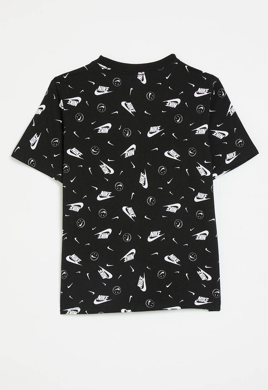 Nike Boys AOP Boxy B T- shirt In Black
