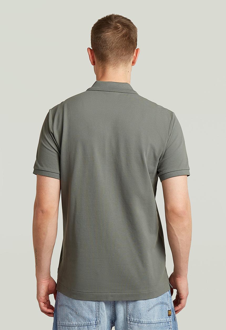 G-Star Raw Mens Dunda Overdyed Slim Polo Short Sleeve Shirt In Orphus