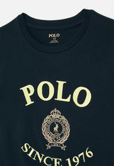 Polo Boys Logan Crested T-Shirt In Navy