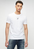 Polo Metallic Logo Mens T-Shirts  In White