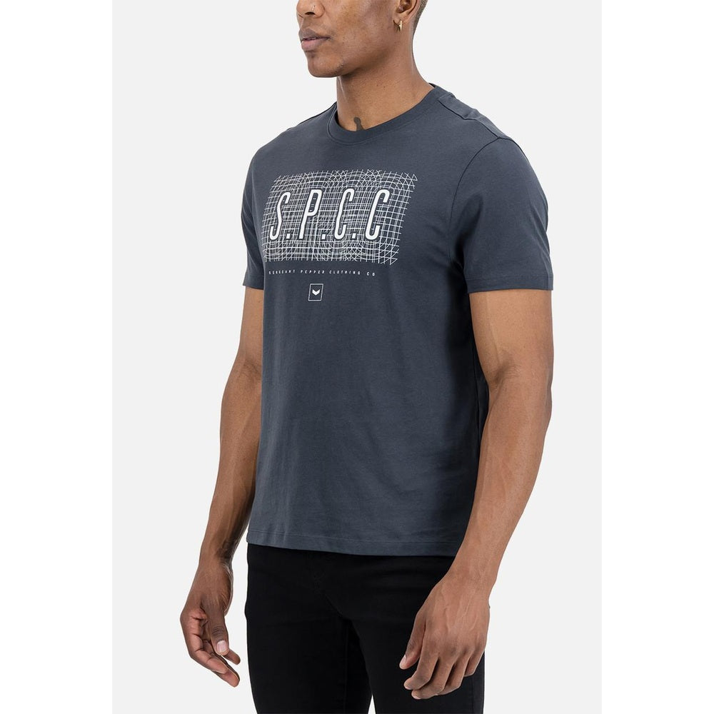 S.P.C.C Mens Aven Short Sleeves T-Shirt In Dark Grey