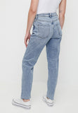 Guess High Rise Mom Light Wash
