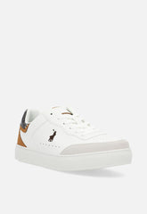 Polo Ladies Colour Block Court Sneakers In White