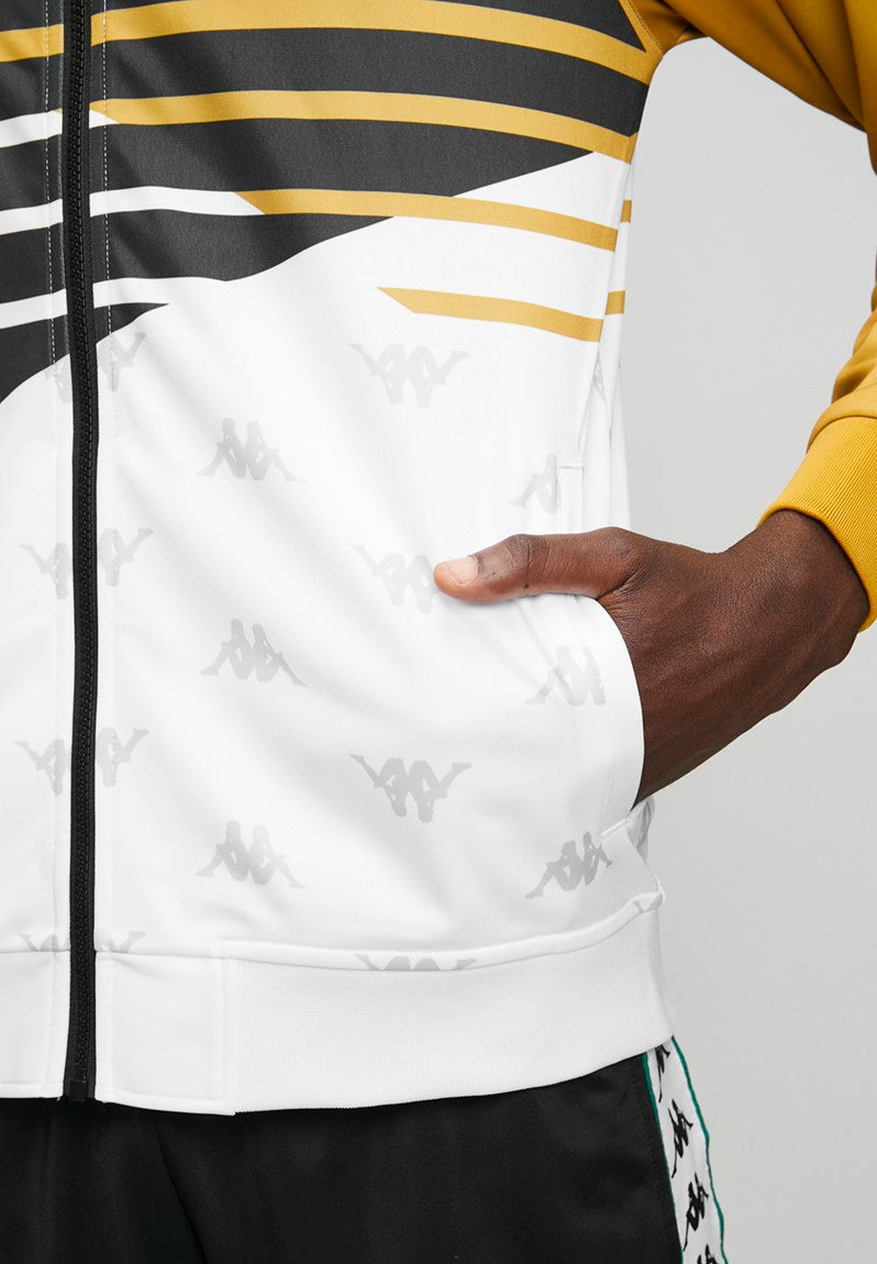 Kappa Bafana 30th Anniversary Jacket In Gold Multi