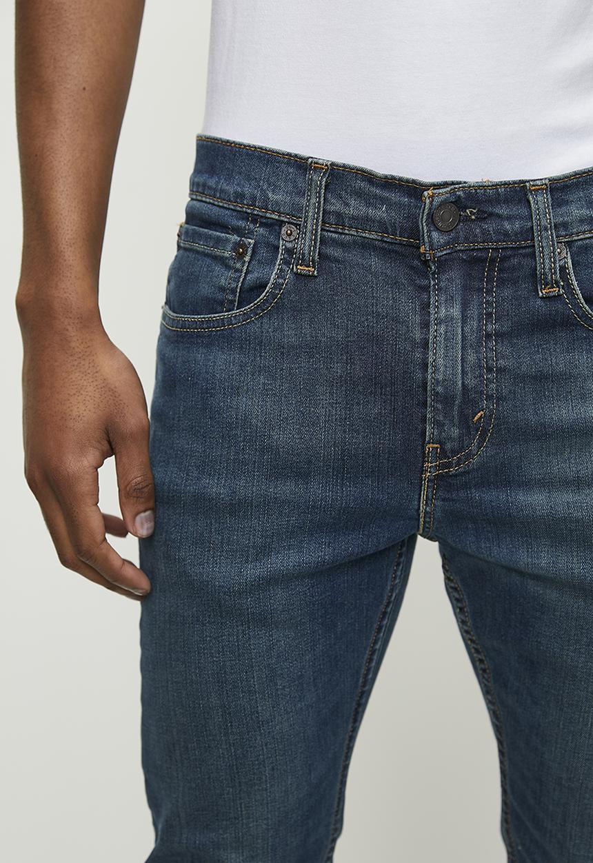 Levis Mens Skinny Taper Canyon Dark