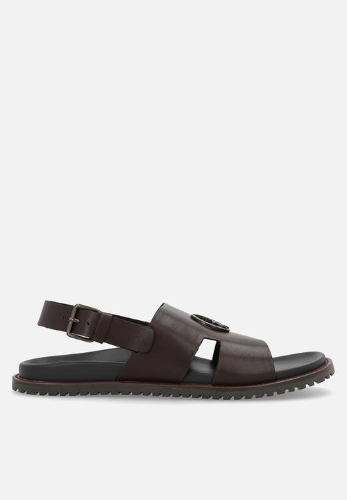 Polo Mens Brown Moulded Trim Sandal