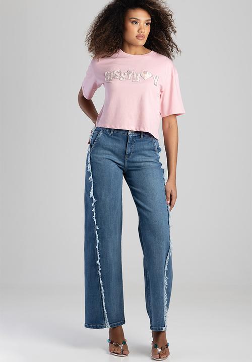 Sissyboy Pink Boxy Oversized Top