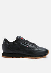 Reebok 100008498 Ladies Classic Leather Shoes Black