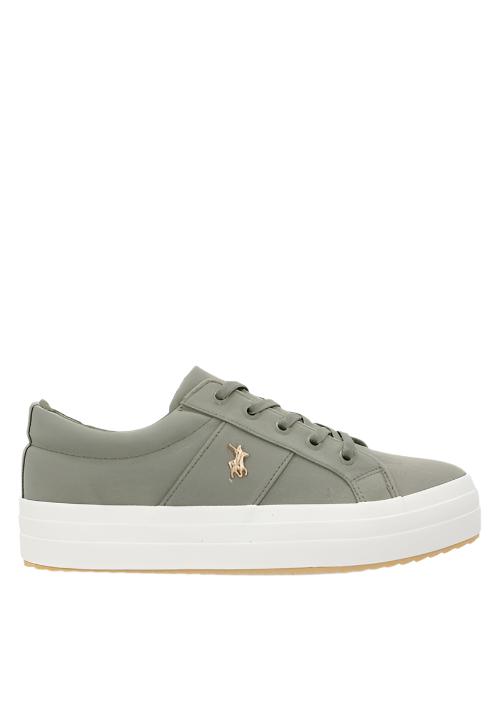 Polo 0050117 Womens Classic Canvas Sneaker Olive