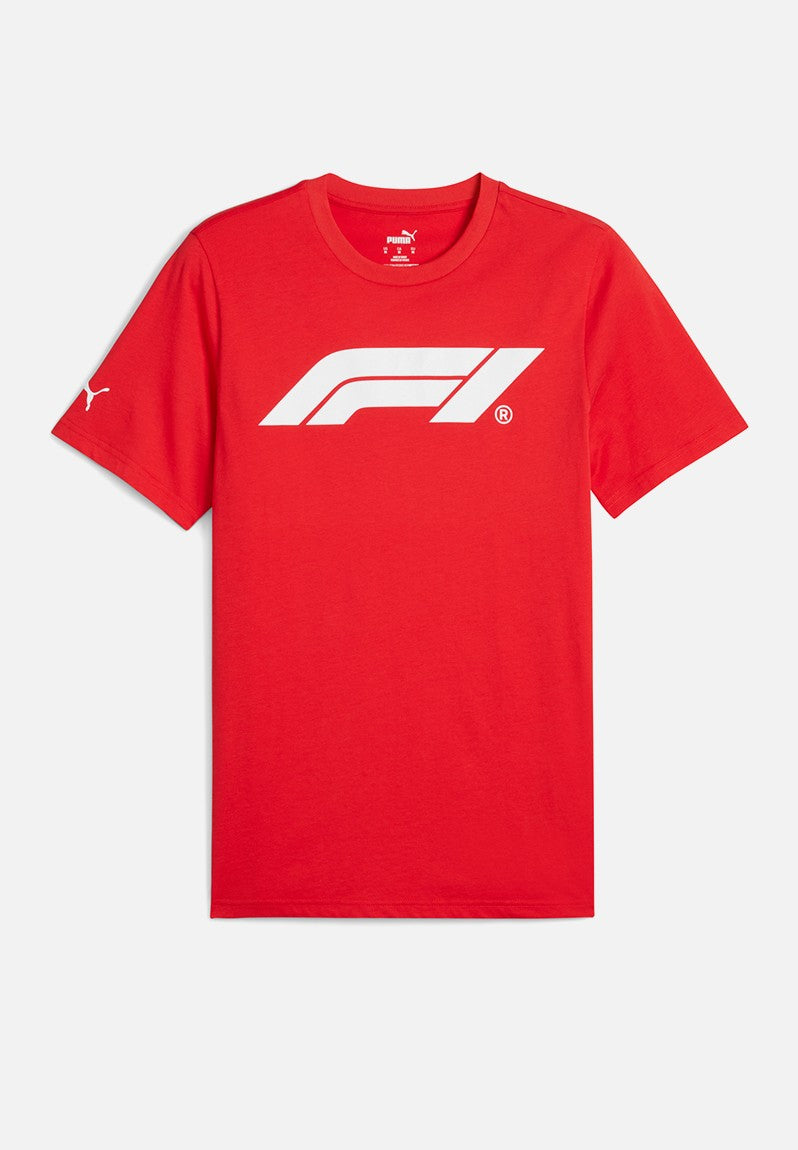 Puma 62585103 Mens F1 Ess Logo Tee Red